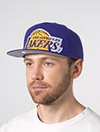 Бейсболка MITCHELL NESS арт. HS9761-LALPURP Los Angeles Lakers NBA (фиолетовый)